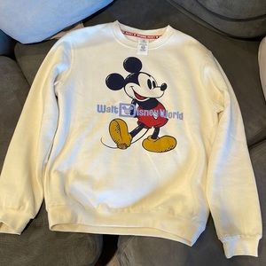 Walt Disney world tan crewneck.